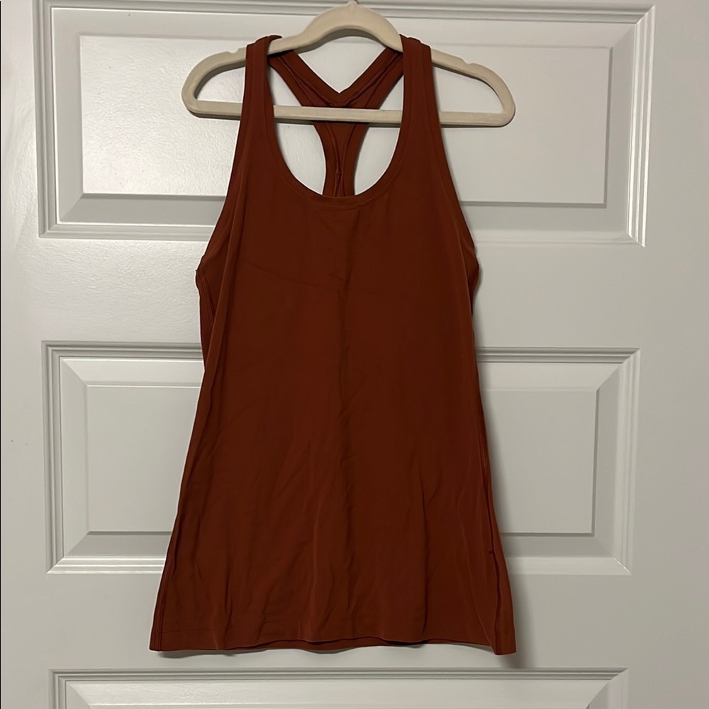 Women's Rust Lululemon Workout Top